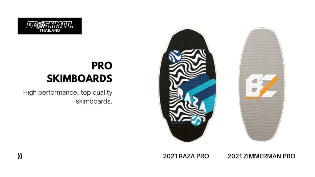 Raza Pro and BZ Pro by DB Skimboards